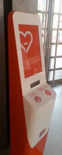 SNCF Automated Customer Survey Machine